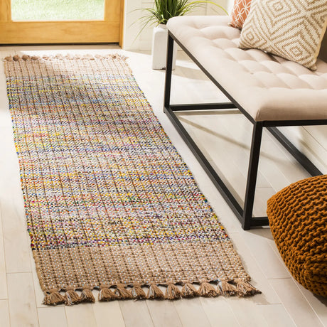 Safavieh Montauk 2'-3" x 8'-0" Rug in Beige / Multi