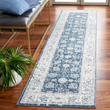 Safavieh Layla 2'-2" x 9'-0" Rug in Blue / Ivory Grey