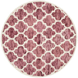Safavieh Himalaya 6'-0" x 6'-0" Rug in Red / Ivory