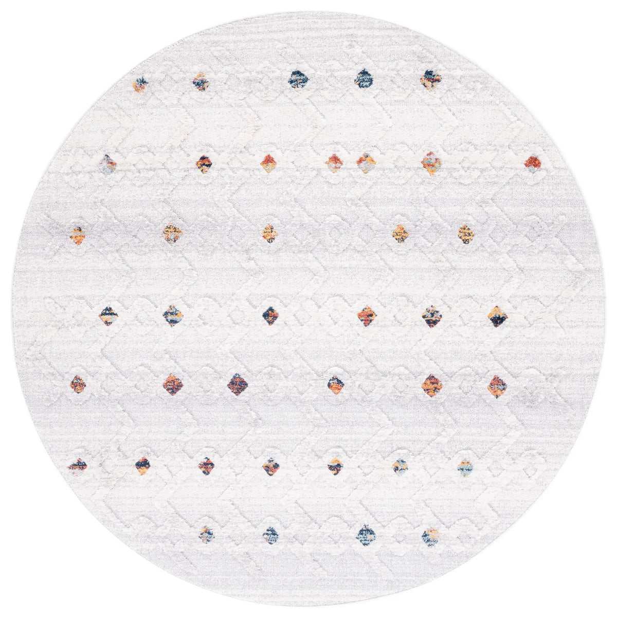 Safavieh Marrakesh 6'-7" x 6'-7" Rug in Grey / Light Grey