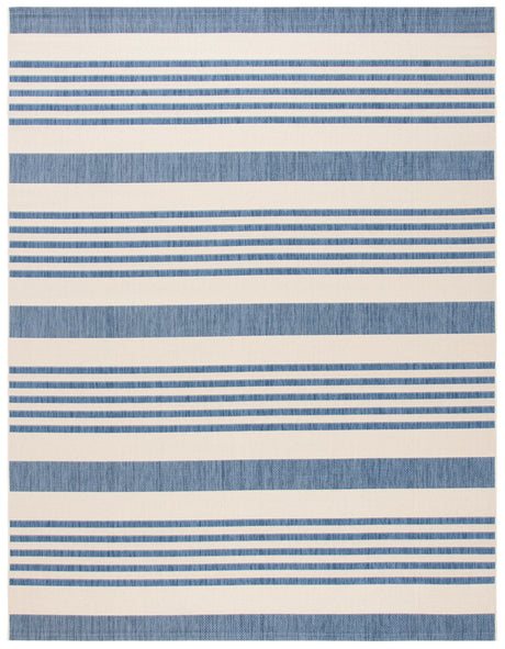 Safavieh Courtyard 10'-0" x 14'-0" Rug in Beige / Blue