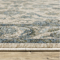 Oriental Weavers Sphinx Aberdeen 070I1 Beige/ Blue Area Rug