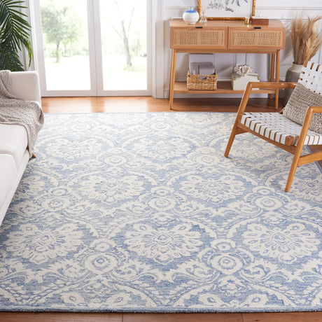 Safavieh Blossom 10'-0" x 14'-0" Rug in Blue / Ivory