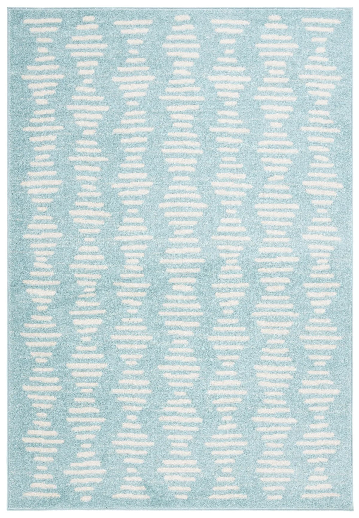 Safavieh Tulum 4'-5" x 6'-5" Rug in Turquoise / Ivory