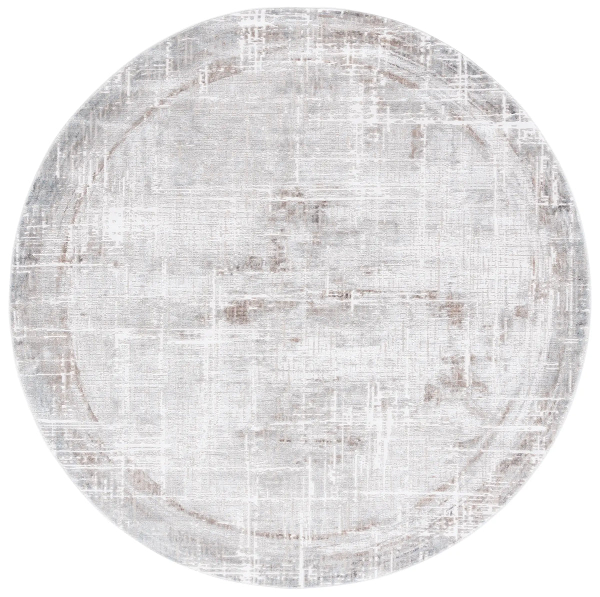 Safavieh Platinum 6'-7" x 6'-7" Rug in Grey / Dark Grey