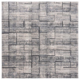 Safavieh Whisper 6'-7" x 6'-7" Rug in Grey / Light Beige