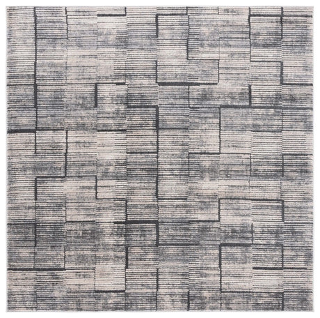 Safavieh Whisper 6'-7" x 6'-7" Rug in Grey / Light Beige