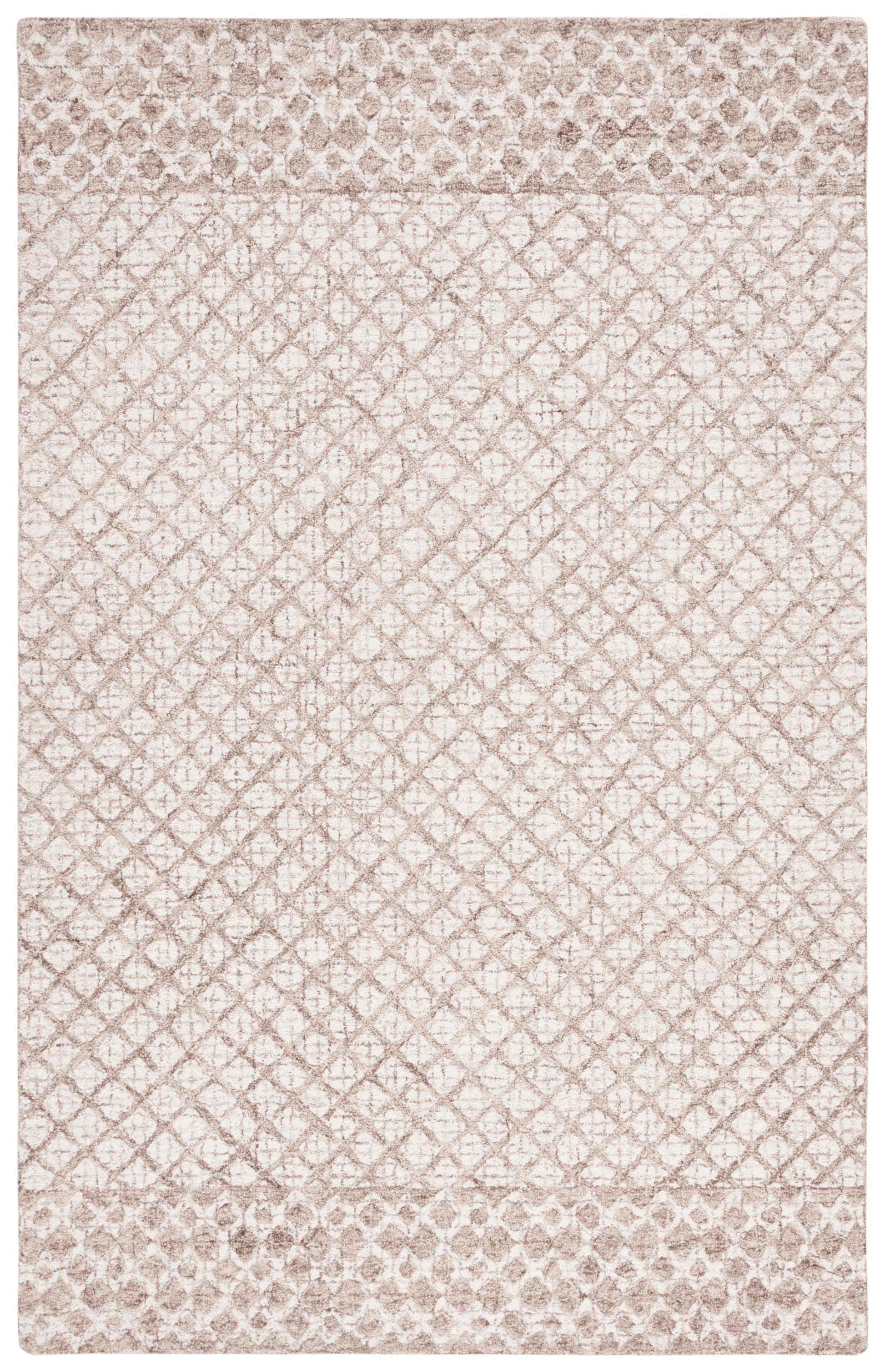 Safavieh Abstract Abt203T Ivory/Brown Area Rug