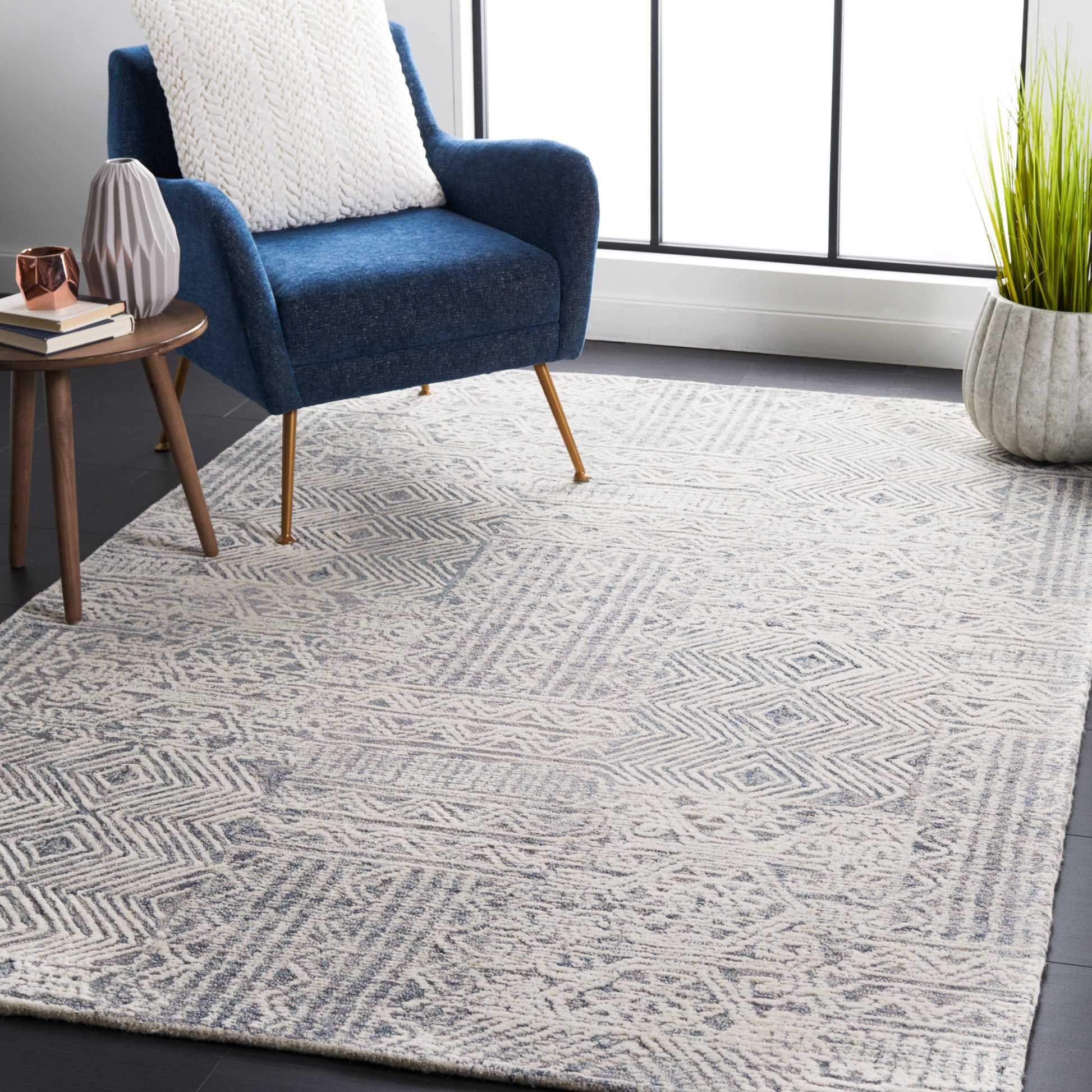 Safavieh Abstract Abt225F Grey/Ivory Area Rug