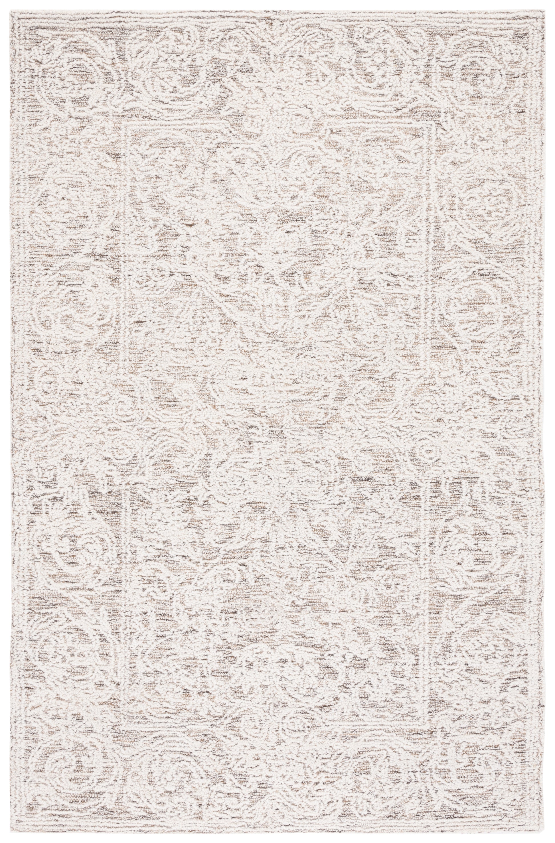 Safavieh Abstract Abt355T Ivory/Brown Area Rug