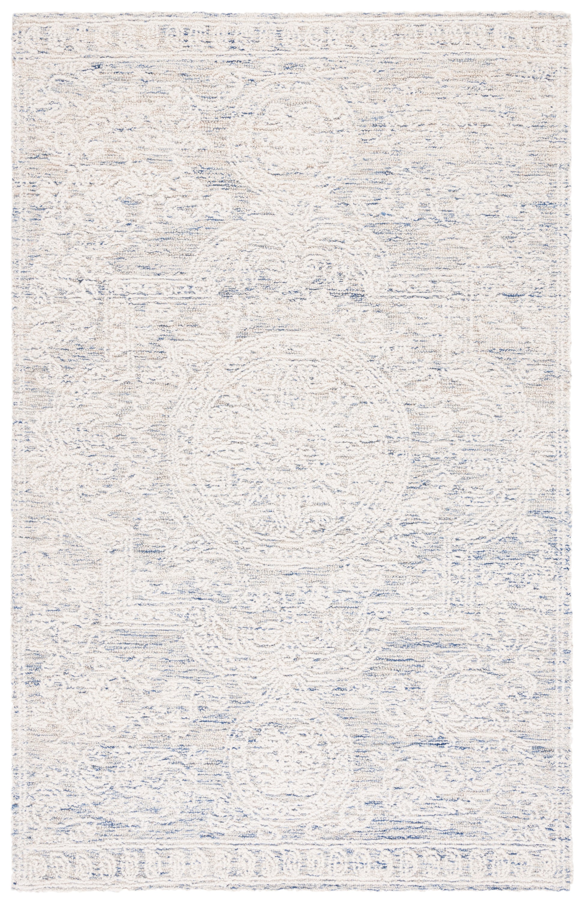 Safavieh Abstract Abt356M Ivory/Blue Area Rug