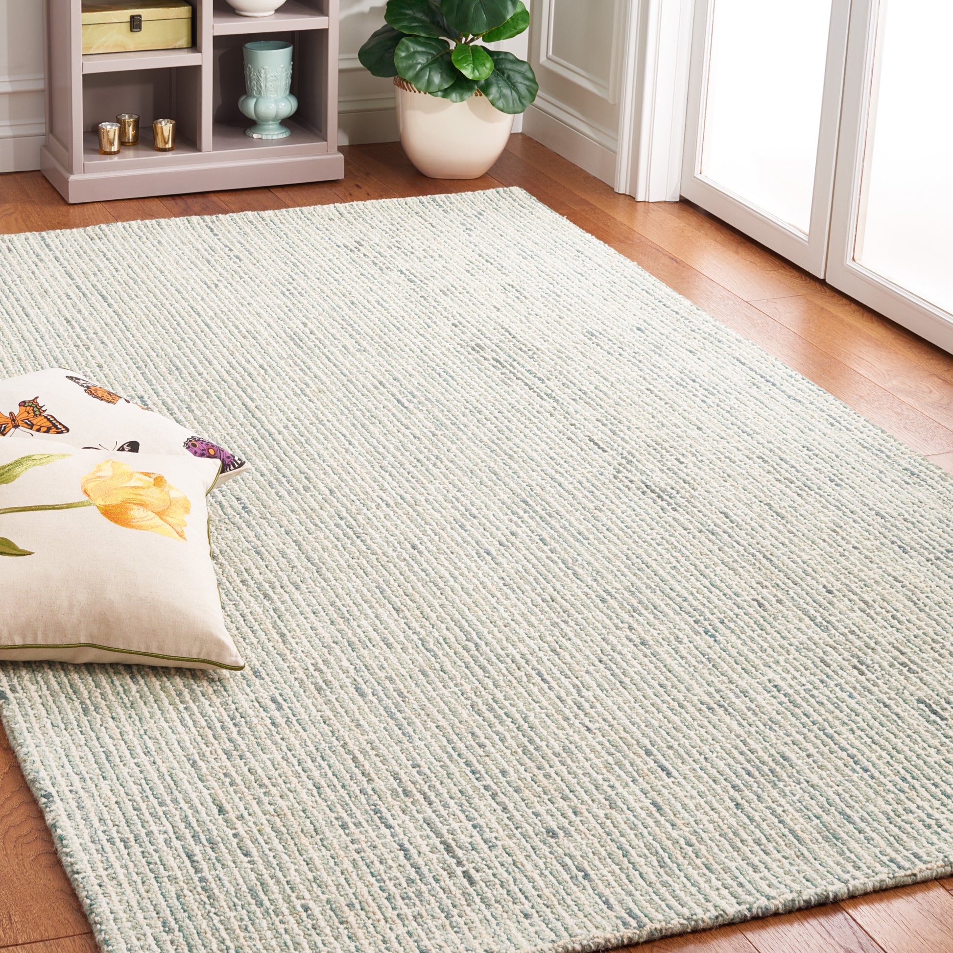 Safavieh Abstract Abt484Y Green/Ivory Area Rug