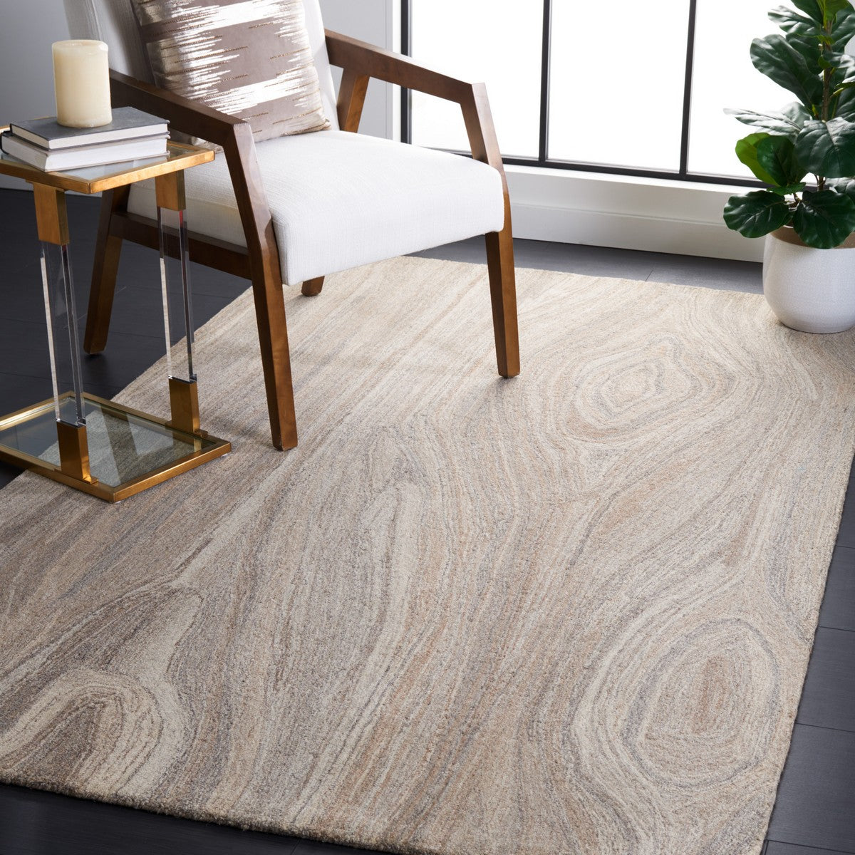 Safavieh Abstract Abt901A Beige/Grey Area Rug