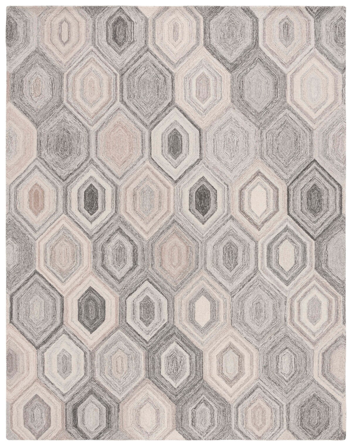 Safavieh Abstract Abt902F Natural/Grey Area Rug