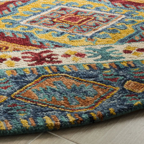 Safavieh Aspen 5'-0" x 5'-0" Rug in Navy / Ivory