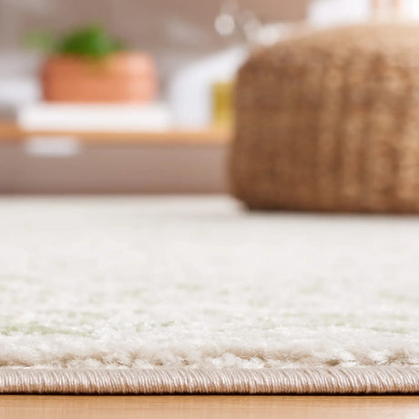Safavieh Tulum 4'-0" x 6'-0" Rug in Ivory / Sage