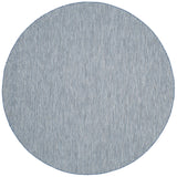 Safavieh Courtyard 10'-0" x 10'-0" Rug in Navy / Grey