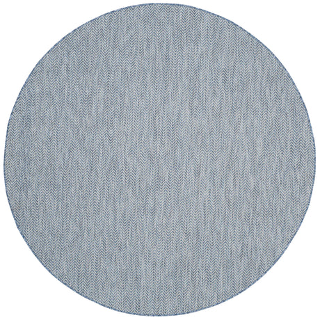 Safavieh Courtyard 10'-0" x 10'-0" Rug in Navy / Grey