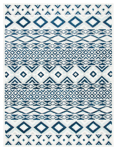 Safavieh Roslyn 6'-0" x 9'-0" Rug in Blue / White