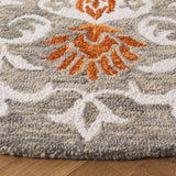 Safavieh Metro 6'-0" x 6'-0" Rug in Grey / Rust