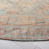 Safavieh Kilim 7'-0" x 7'-0" Rug in Blue / Natural