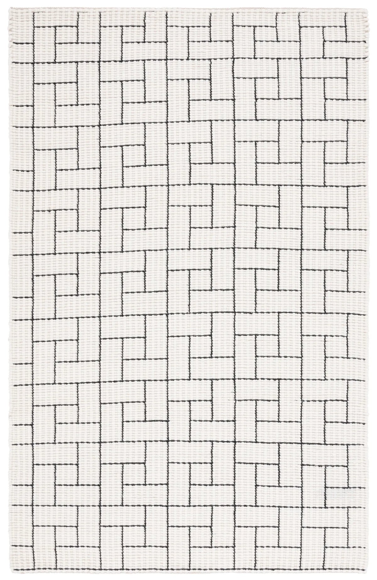 Safavieh Natura 4'-0" x 6'-0" Rug in Ivory / Black
