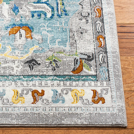 Safavieh Aria 4'-0" x 6'-0" Rug in Grey / Blue