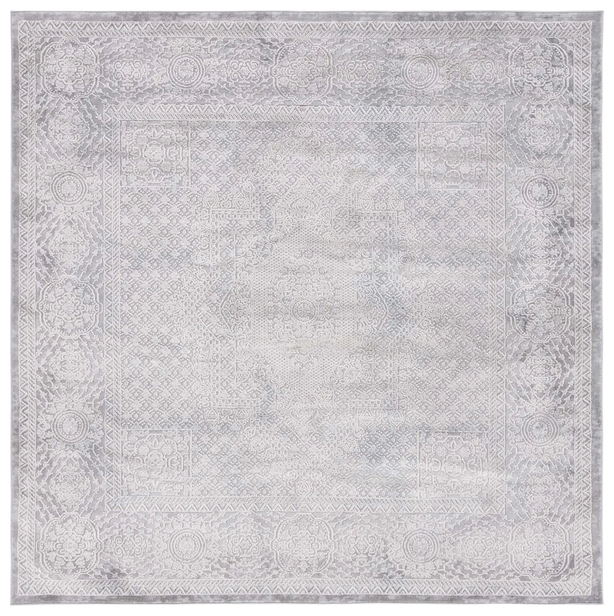 Safavieh Vogue 6'-7" x 6'-7" Rug in Grey / Light Grey