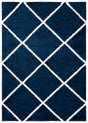Safavieh Tahoe Shag 4'-0" x 6'-0" Rug in Navy / White