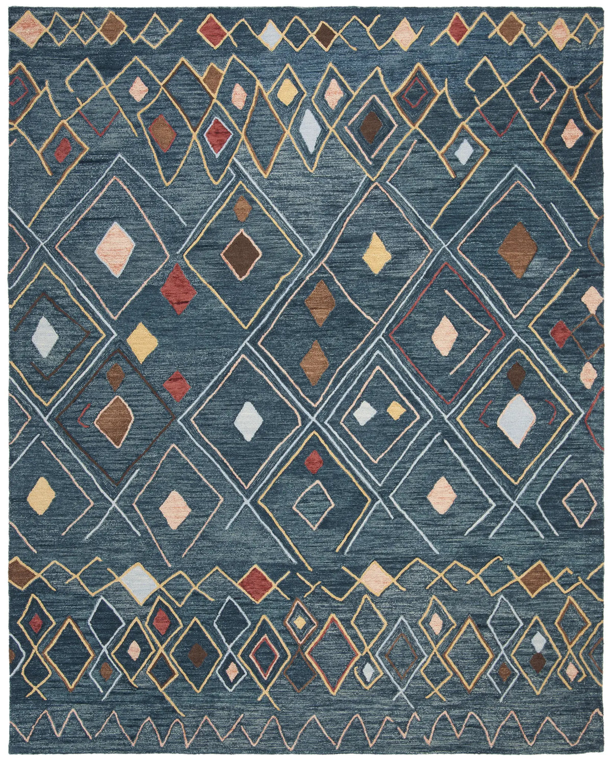 Safavieh Suzani 10'-0" x 14'-0" Rug in Dark Blue / Multi