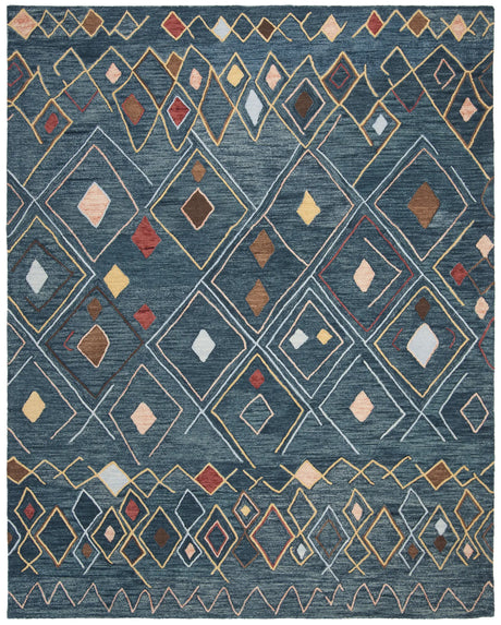 Safavieh Suzani 10'-0" x 14'-0" Rug in Dark Blue / Multi