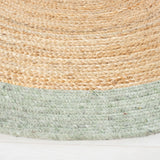 Safavieh Braided 5'-0" x 7'-0" Rug in Sage / Gold