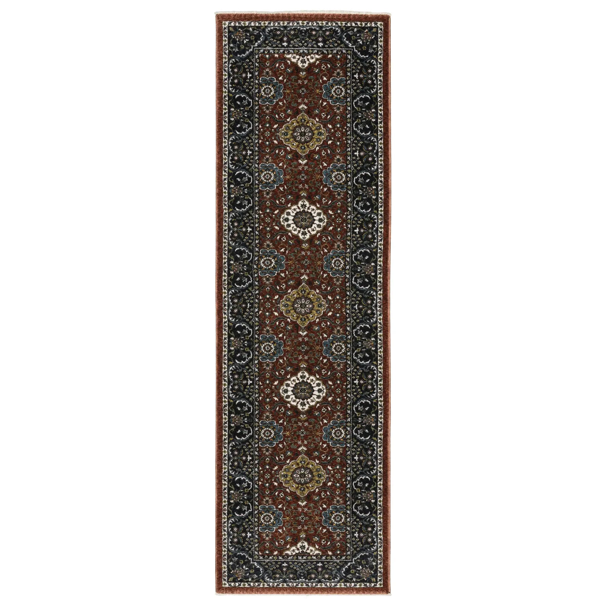 Oriental Weavers Sphinx Vivian VI04B Navy Rugs - runner