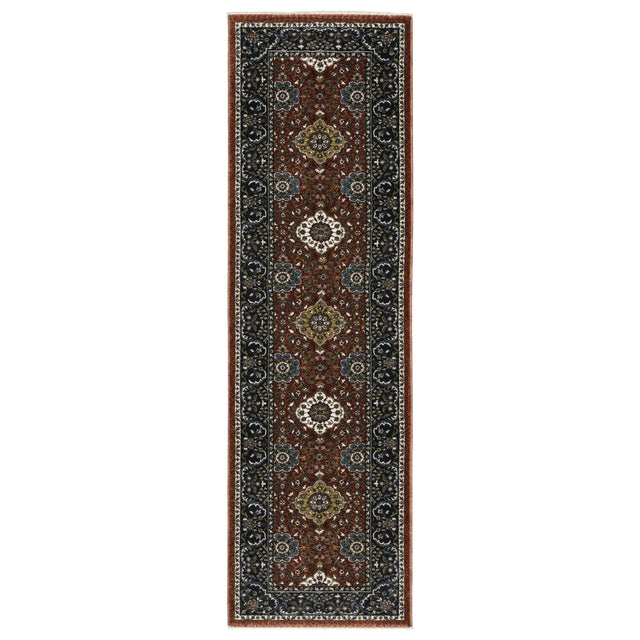 Oriental Weavers Sphinx Vivian VI04B Navy Rugs - runner