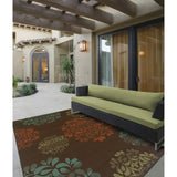 Oriental Weavers Sphinx Montego 2635n Brown / Blue Rugs - room scene