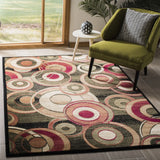 Safavieh Lyndhurst 4'-0" x 6'-0" Rug in Black / Multi