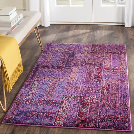Safavieh Monaco 3'-0" x 5'-0" Rug in Purple / Multi