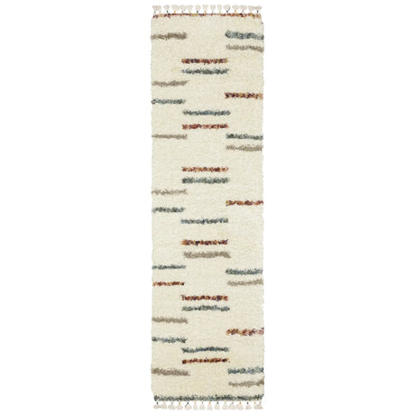 Oriental Weavers Sphinx Axis Ax04A Ivory/ Multi Rug - runner