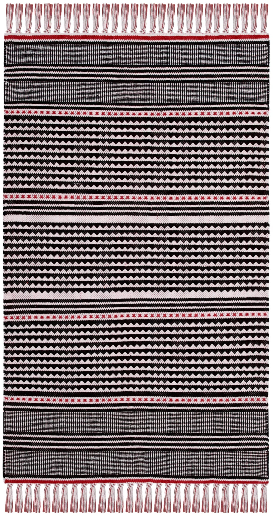 Safavieh Montauk 2'-3" x 3'-9" Rug in Red / Multi