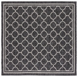 Safavieh Courtyard 6'-7" x 6'-7" Rug in Black Charcoal