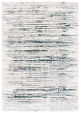 Safavieh Fontana Shag  800 4'-0" x 6'-0" Rug in Ivory / Green