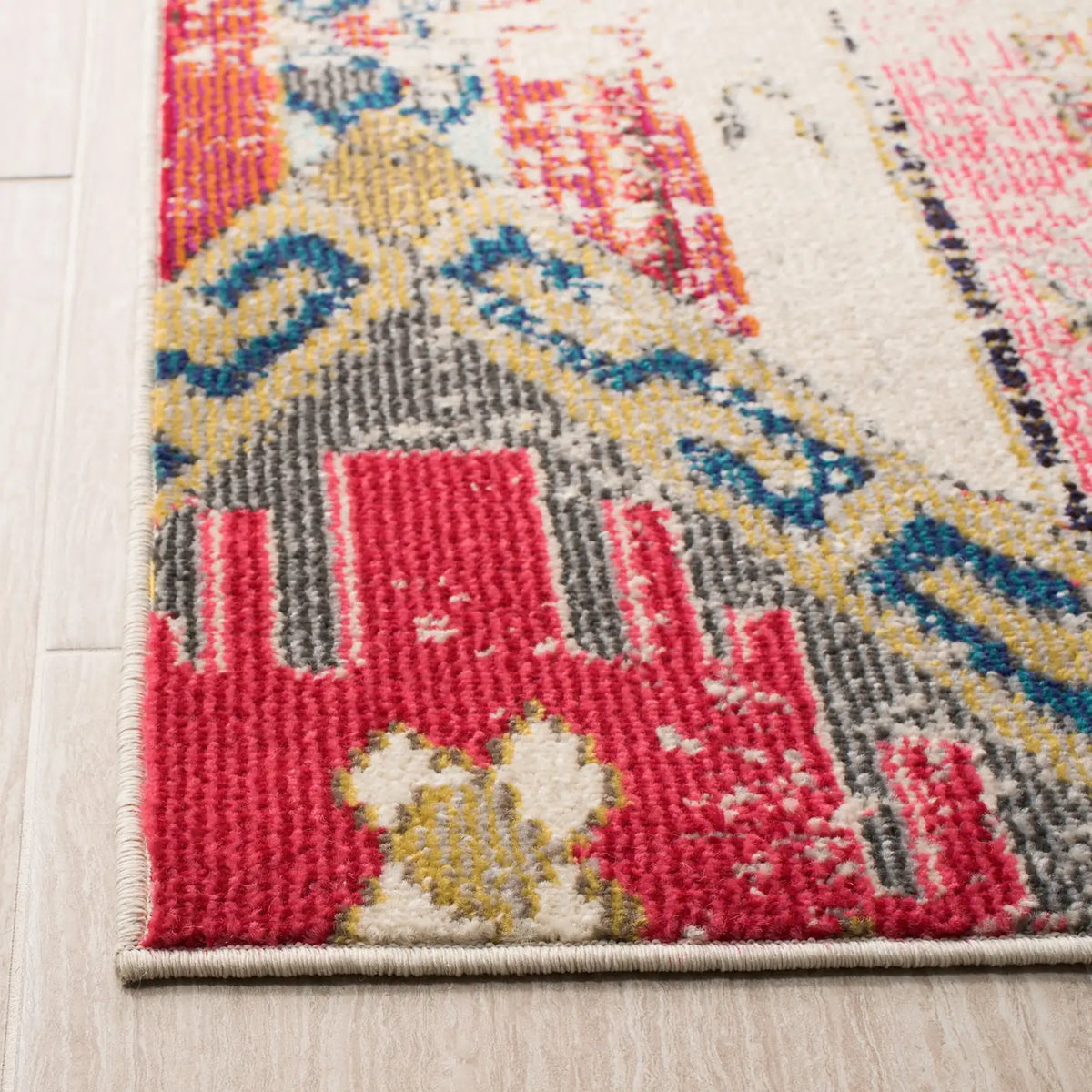 Safavieh Madison 4'-0" x 6'-0" Rug in Grey / Orange
