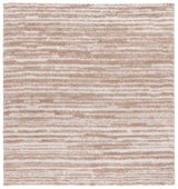 Safavieh Rumi Shag 6'-7" x 6'-7" Rug in Beige / Ivory