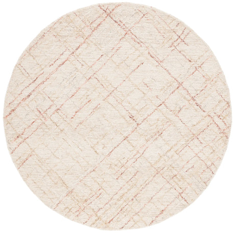 Safavieh Micro-Loop 6'-0" x 6'-0" Rug in Ivory / Red