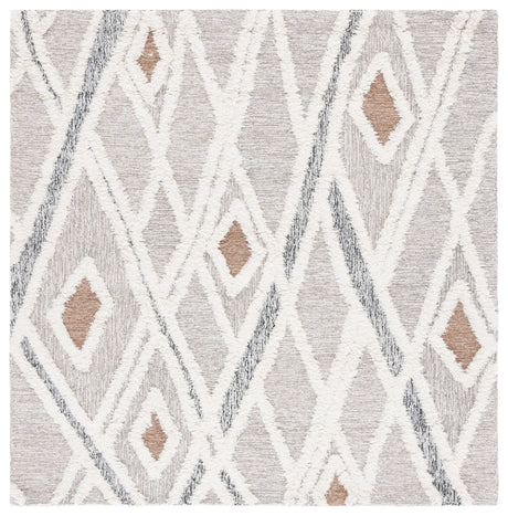 Safavieh Casablanca 6'-0" x 6'-0" Rug in Grey / Ivory