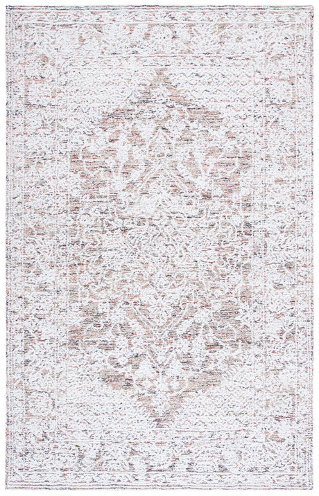 Safavieh Metro 4'-0" x 6'-0" Rug in Ivory / Rust