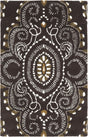 Safavieh Wyndham 2'-6" x 4'-0" Rug in Brown / Ivory