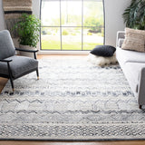 Safavieh Roslyn 6'-0" x 9'-0" Rug in Black / Ivory