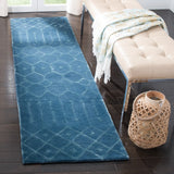 Safavieh Himalaya 2'-3" x 10'-0" Rug in Navy / Silver