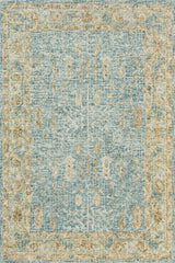 Loloi Julian Ji-05 Blue / Gold Rugs - main flat